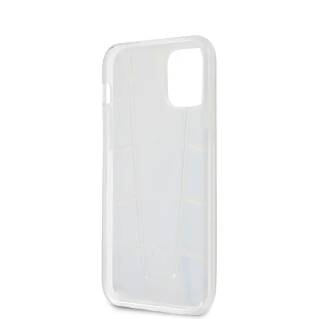 Husa Cover Mercedes Line Iridescent pentru iPhone 12 Mini Clear