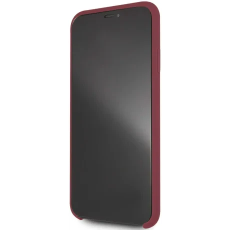 Husa Cover Mercedes Silicone pentru iPhone 11 Pro Max MEHCN65SILRE Rosu