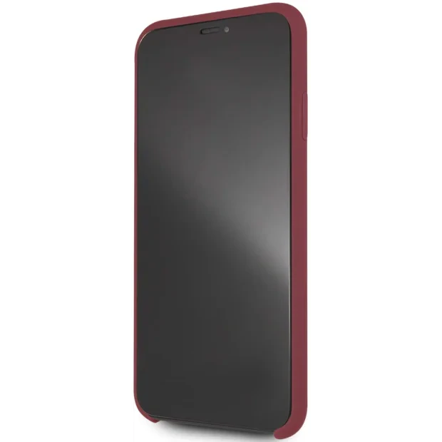 Husa Cover Mercedes Silicone pentru iPhone 11 Pro Max MEHCN65SILRE Rosu
