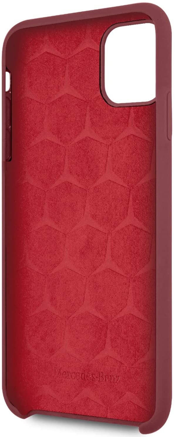 Husa Cover Mercedes Silicone pentru iPhone 11 Pro Max MEHCN65SILRE Rosu thumb