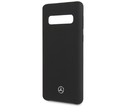 Husa Cover Mercedes Silicone pentru Samsung Galaxy S10 Black thumb
