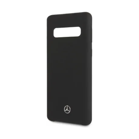 Husa Cover Mercedes Silicone pentru Samsung Galaxy S10 Black