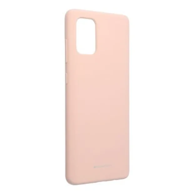 Husa Cover Mercury Silicon Jellysoft pentru Samsung Galaxy A21 Nude