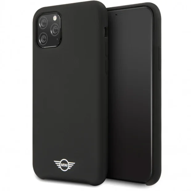 Husa Cover Mini Cooper Silicone pentru iPhone 11 Pro, Negru