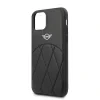 Husa Cover Mini Cooper Stitched Crossing Lines pentru iPhone 11 Pro Negru