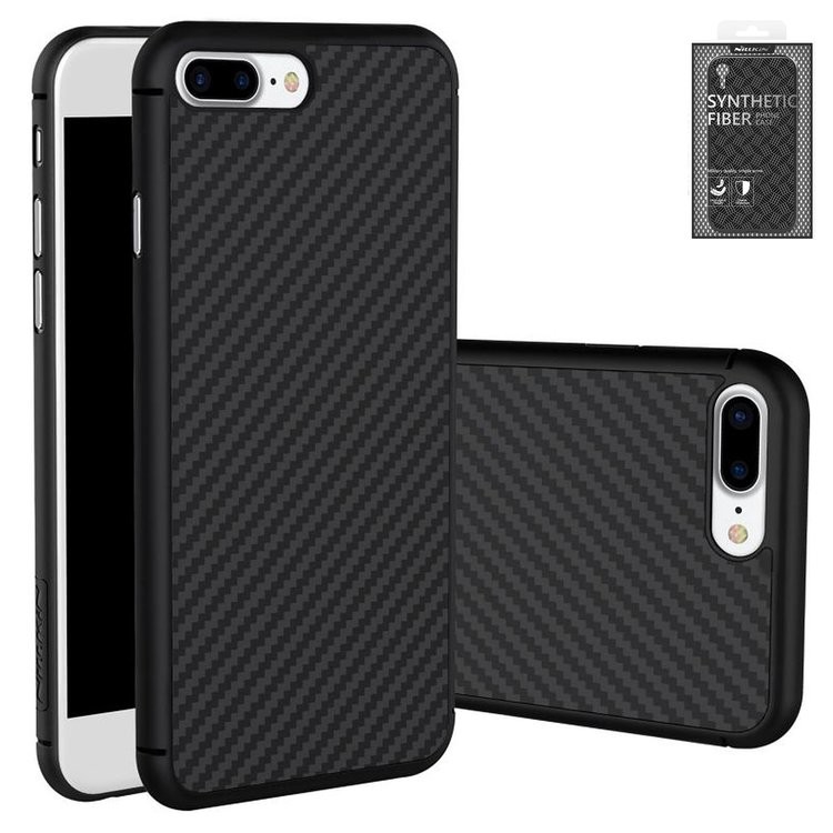 Husa Cover Nillkin Fiber Hard Pentru Iphone 8/Se 2 Negru thumb