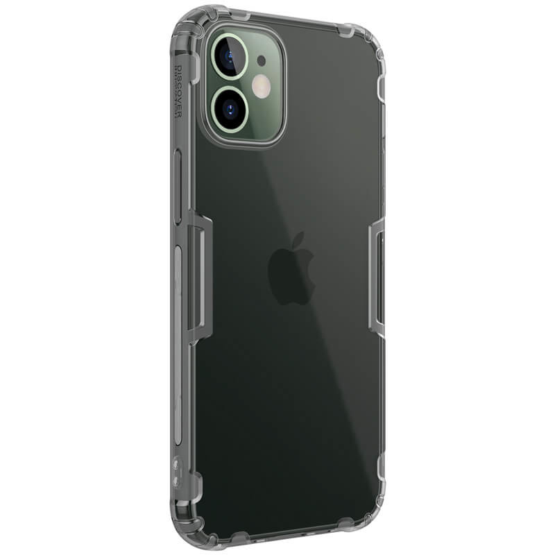 Husa Cover Nillkin Nature Silicon Slim pentru iPhone 12 Mini Fumuriu thumb