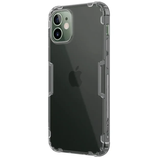 Husa Cover Nillkin Nature Silicon Slim pentru iPhone 12 Mini Fumuriu