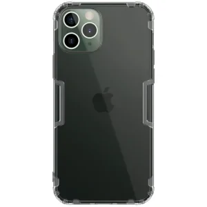 Husa Cover Nillkin Nature Silicon Slim pentru iPhone 12 Pro Max Fumuriu