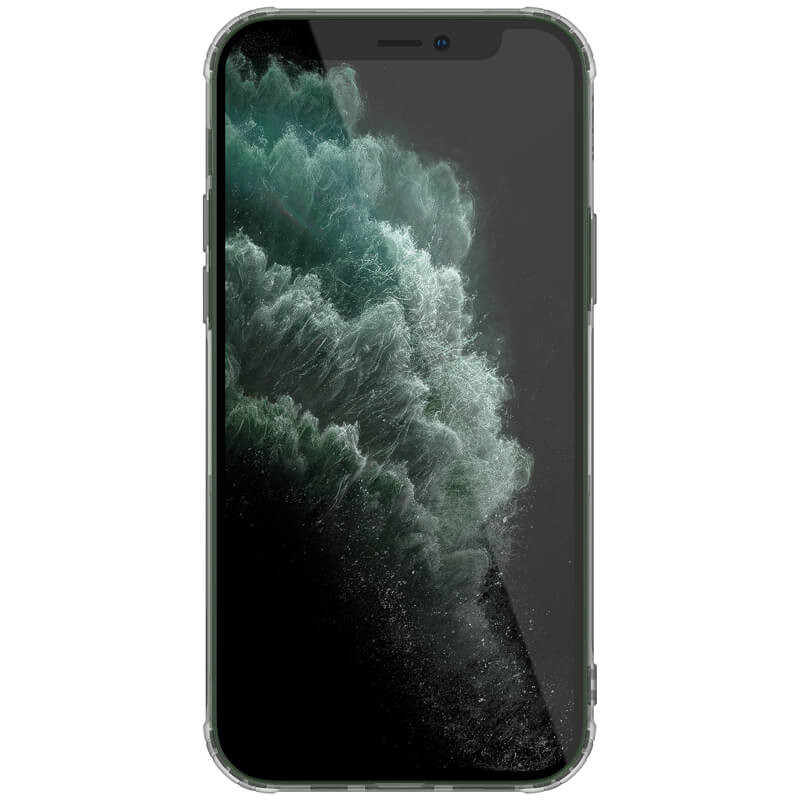 Husa Cover Nillkin Nature Silicon Slim pentru iPhone 12 Pro Max Fumuriu thumb