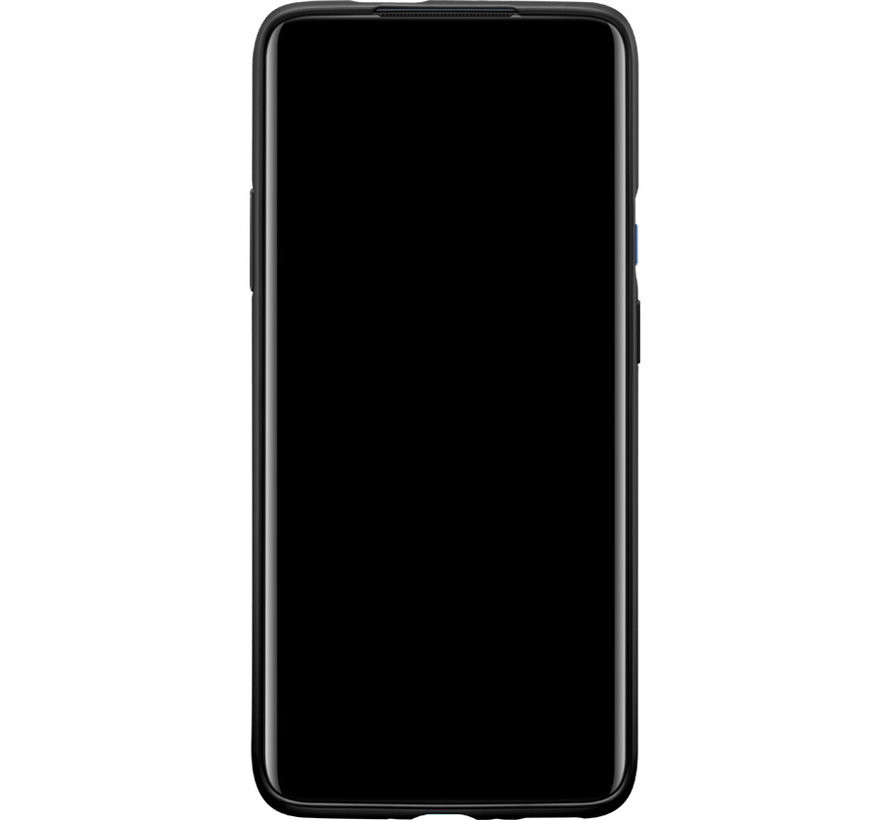Husa Cover Plastic Bumper Karbon pentru OnePlus 7T Pro Negru thumb