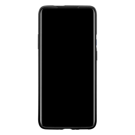 Husa Cover Plastic Bumper Karbon pentru OnePlus 7T Pro Negru