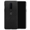 Husa Cover Plastic Bumper Karbon pentru OnePlus 8, Negru