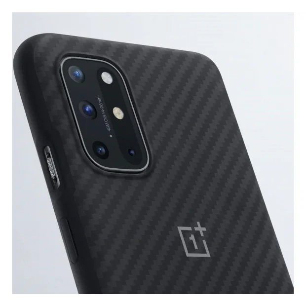 Husa Cover Plastic Bumper Karbon pentru OnePlus 8T Negru