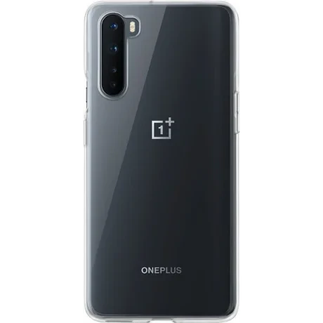 Husa Cover Plastic Bumper pentru OnePlus Nord Transparent
