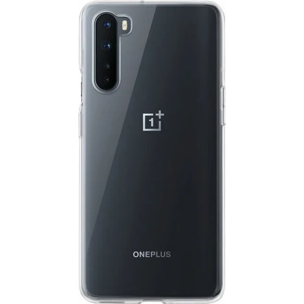 Husa Cover Plastic Bumper pentru OnePlus Nord Transparent