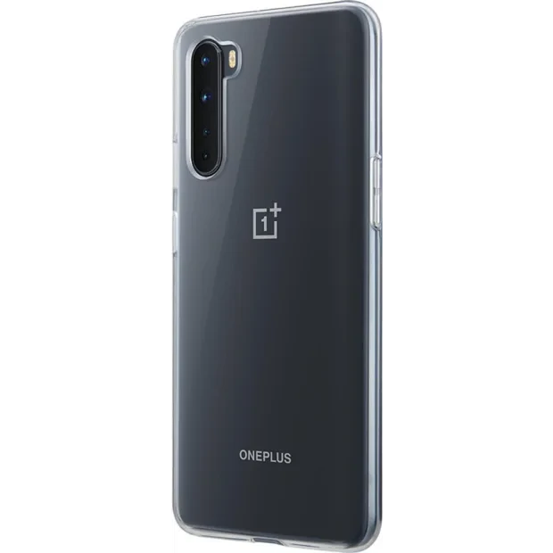 Husa Cover Plastic Bumper pentru OnePlus Nord Transparent