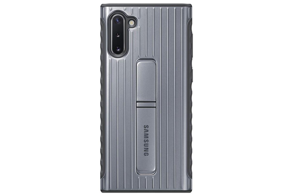 Husa Cover Protective Standing pentru Samsung Note 10 N970  Argintiu thumb