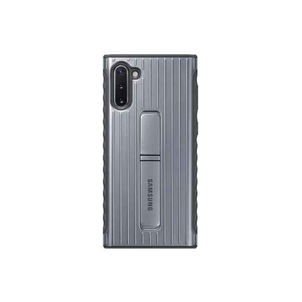 Husa Cover Protective Standing pentru Samsung Note 10 N970  Argintiu