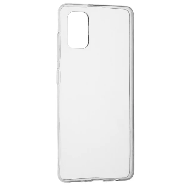Husa Cover Senso Silicon pentru Samsung Galaxy A41 Transparent