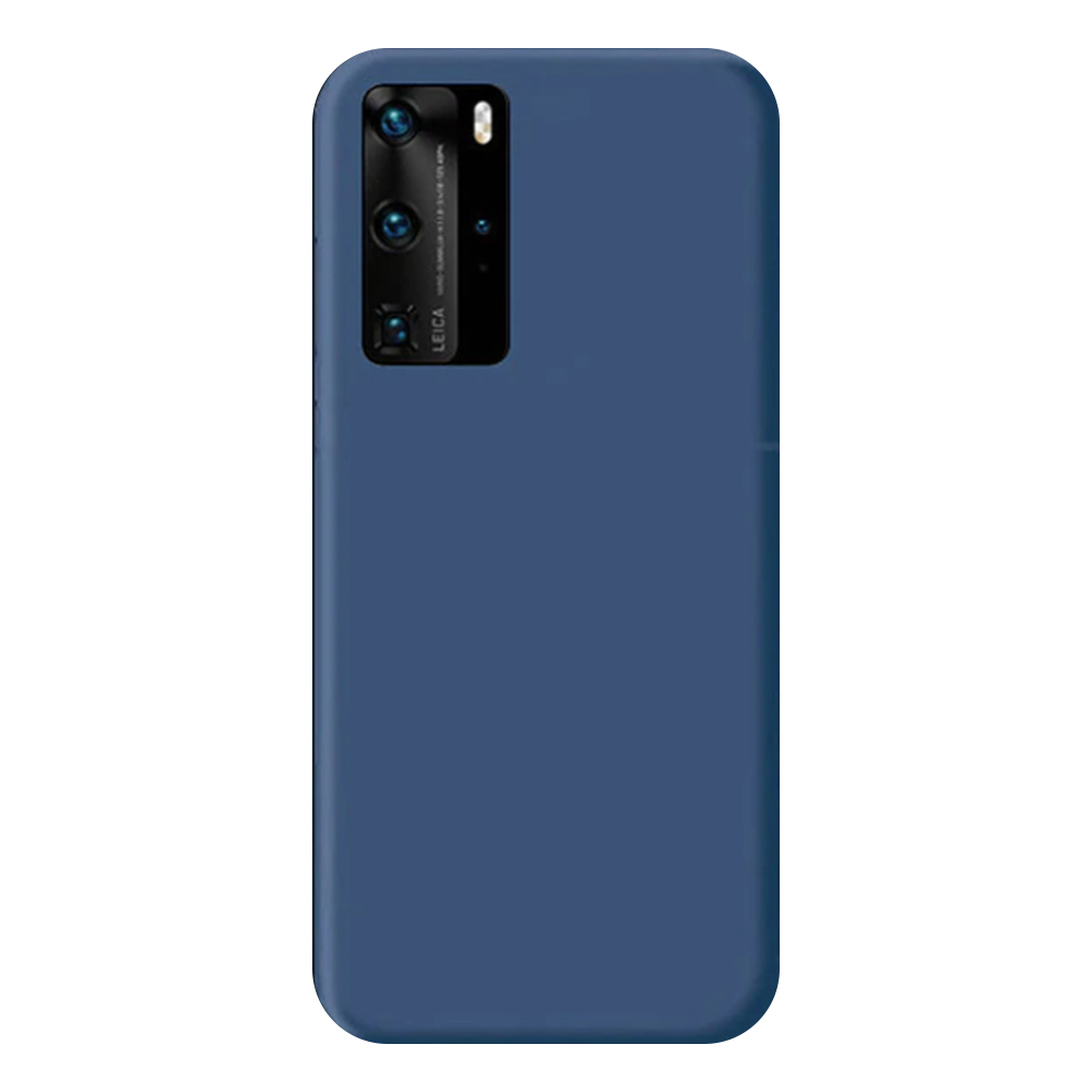 Husa Cover Senso Silicon Soft Mat pentru Huawei P40 Albastru thumb