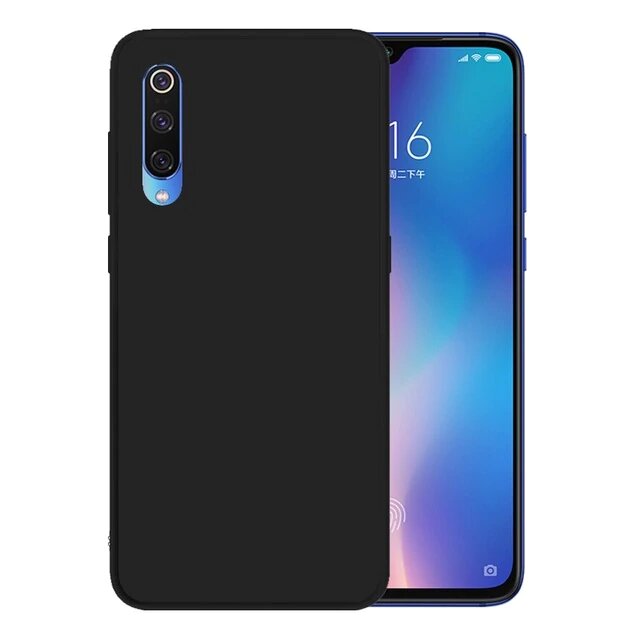 Husa Cover Senso Silicon Soft Mat pentru Xiaomi Mi 9 Pro Negru thumb