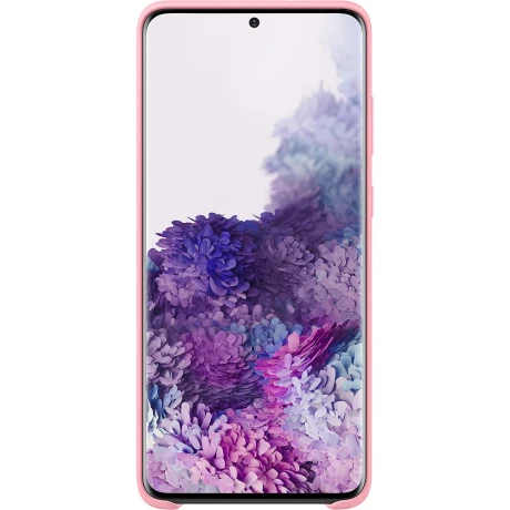 Husa Cover Silicon Samsung pentru Samsung Galaxy S20 Plus Roz