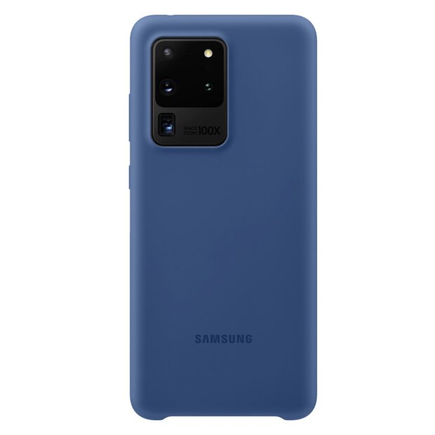 Husa Cover Silicon Samsung pentru Samsung Galaxy S20 Ultra Albastru