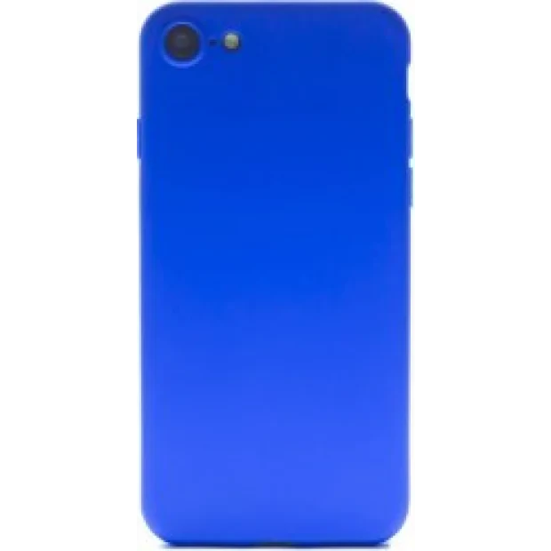 Husa Cover Silicon Slim Mat Pentru Iphone 8/Se 2 Albastru