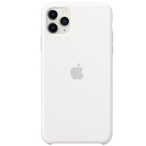 Husa Cover Silicone Apple pentru iPhone 11 Pro Max  Alb