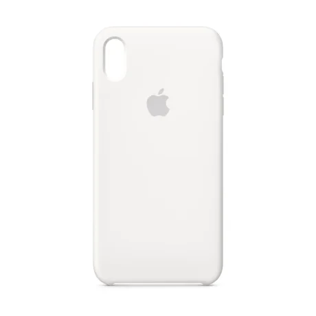 Husa Cover Silicone Apple pentru iPhone Xs Max  Alb