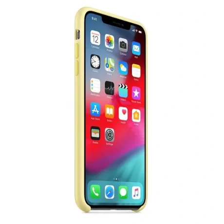 Husa Cover Silicone Apple pentru iPhone XS Max MUJR2ZM/A Yellow