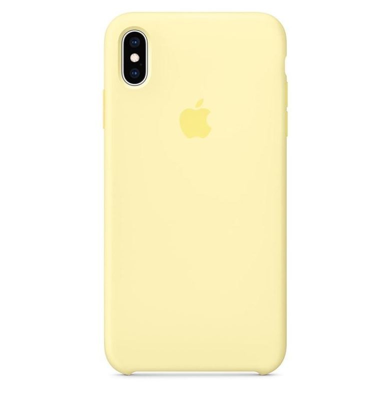 Husa Cover Silicone Apple pentru iPhone XS Max MUJR2ZM/A Yellow thumb