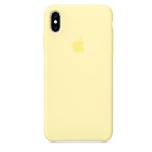 Husa Cover Silicone Apple pentru iPhone XS Max MUJR2ZM/A Yellow