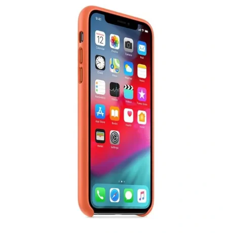 Husa Cover Silicone Apple pentru iPhone XS Max MVF62ZM/A Orange