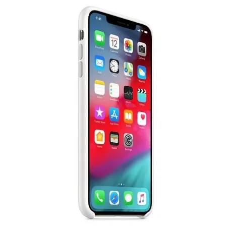 Husa Cover Silicone Apple pentru iPhone X/XS MRW82ZM/A White