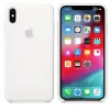 Husa Cover Silicone Apple pentru iPhone X/XS MRW82ZM/A White