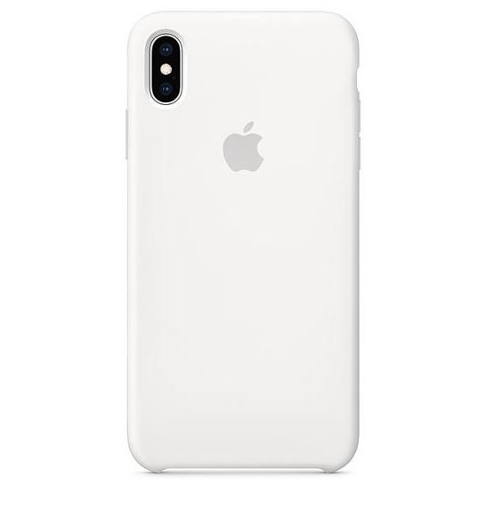 Husa Cover Silicone Apple pentru iPhone X/XS MRW82ZM/A White thumb
