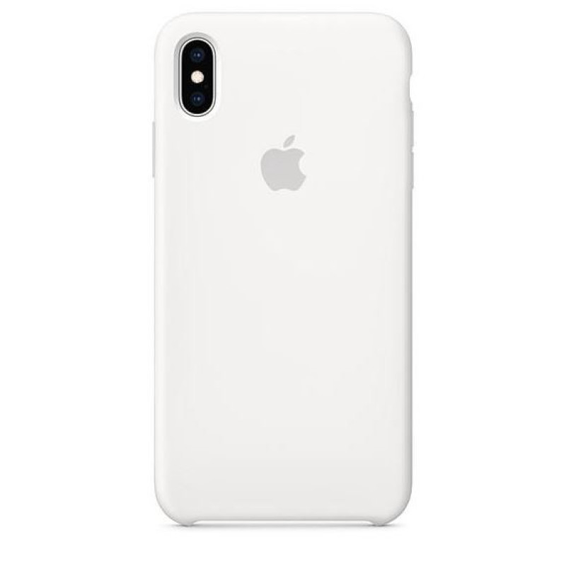 Husa Cover Silicone Apple pentru iPhone X/XS MRW82ZM/A White