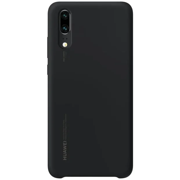 Husa Cover Silicone Huawei pentru Huawei P20 Black