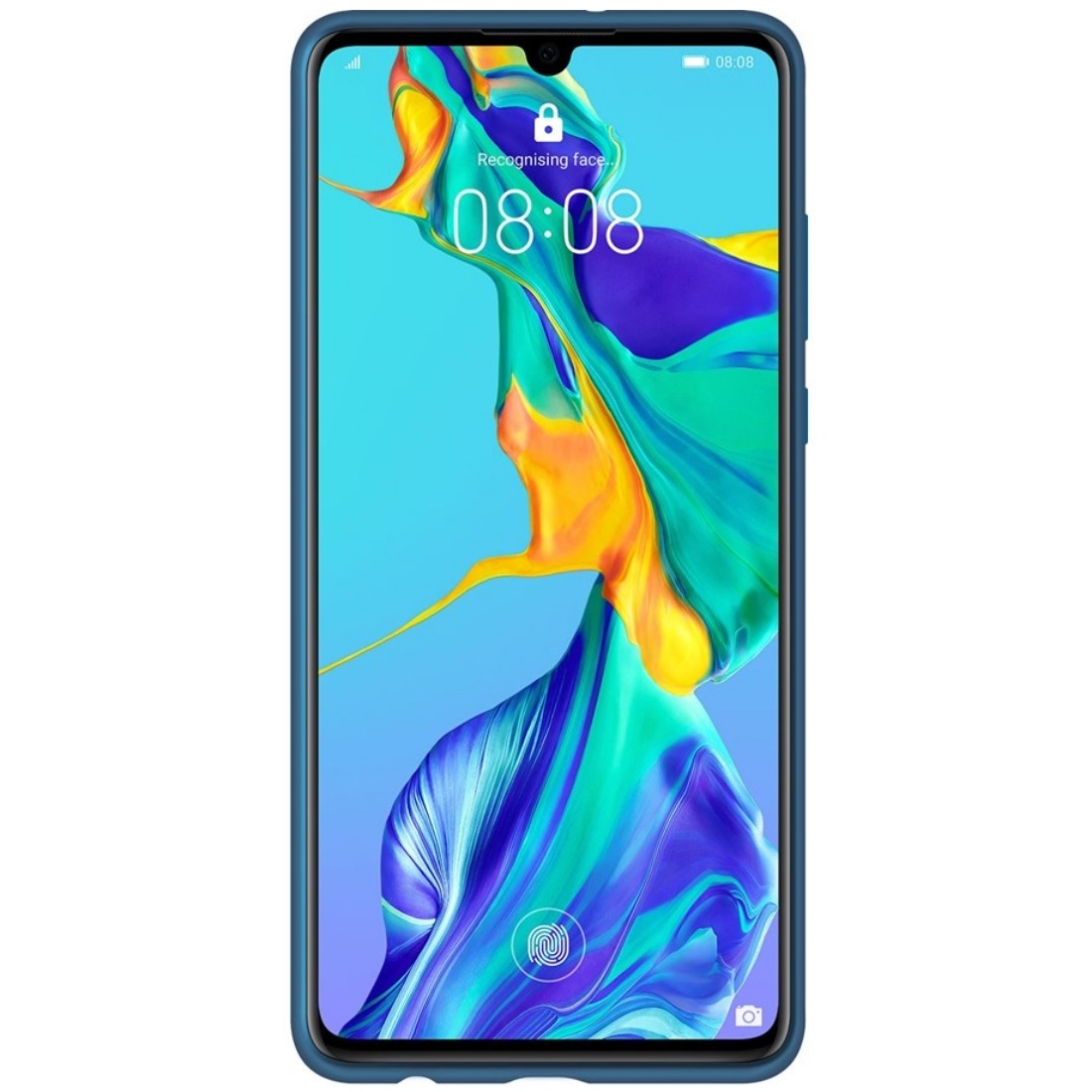 Husa Cover Silicone Huawei pentru Huawei P30 Blue thumb