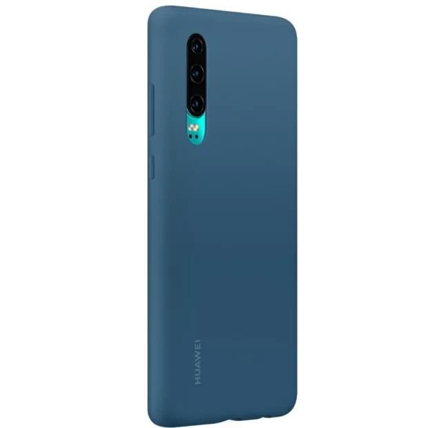 Husa Cover Silicone Huawei pentru Huawei P30 Blue