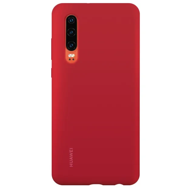 Husa Cover Silicone Huawei pentru Huawei P30 Red