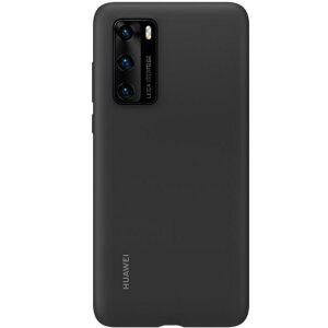 Husa Cover Silicone Huawei pentru Huawei P40 Black