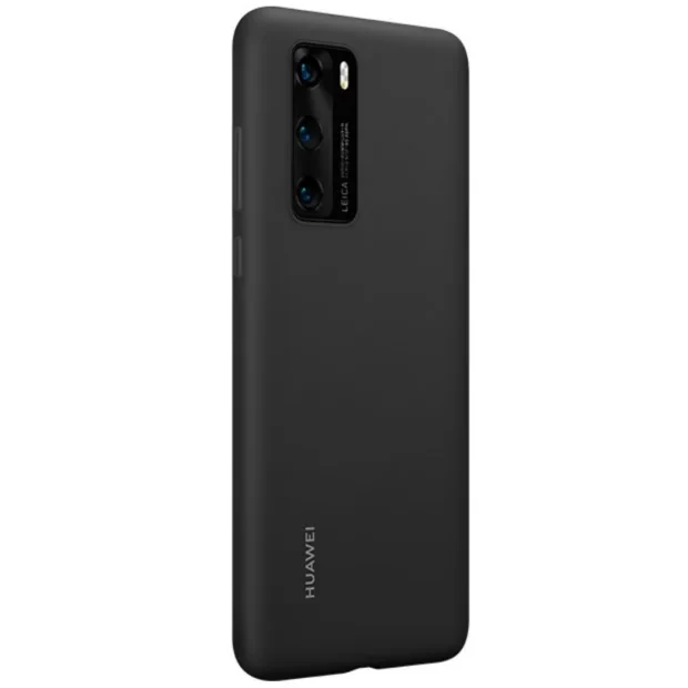 Husa Cover Silicone Huawei pentru Huawei P40 Black