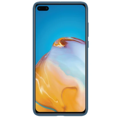 Husa Cover Silicone Huawei pentru Huawei P40 Blue