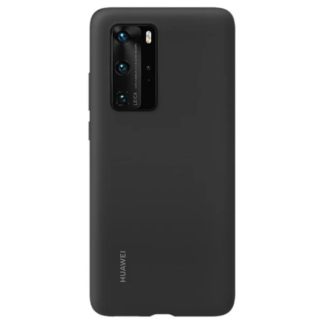 Husa Cover Silicone Huawei pentru Huawei P40 Pro Black