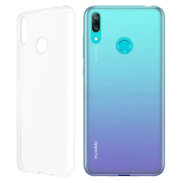 Husa Cover Silicone Huawei pentru Huawei Y6 2019 Clear