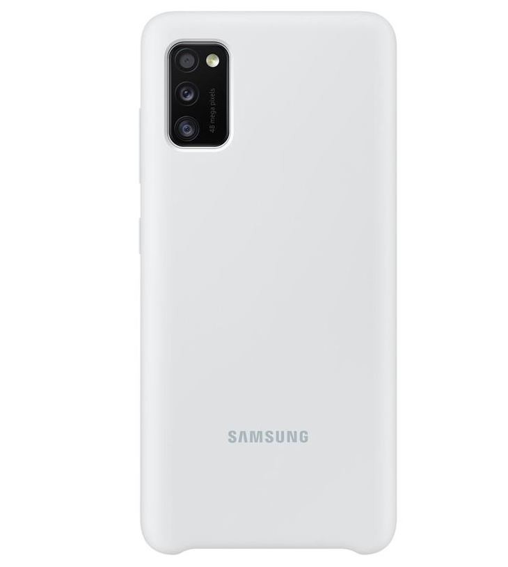 Husa Cover Silicone Samsung pentru Samsung Galaxy A41 White thumb