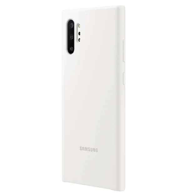 Husa Cover Silicone Samsung pentru Samsung Galaxy Note 10 Plus Alb